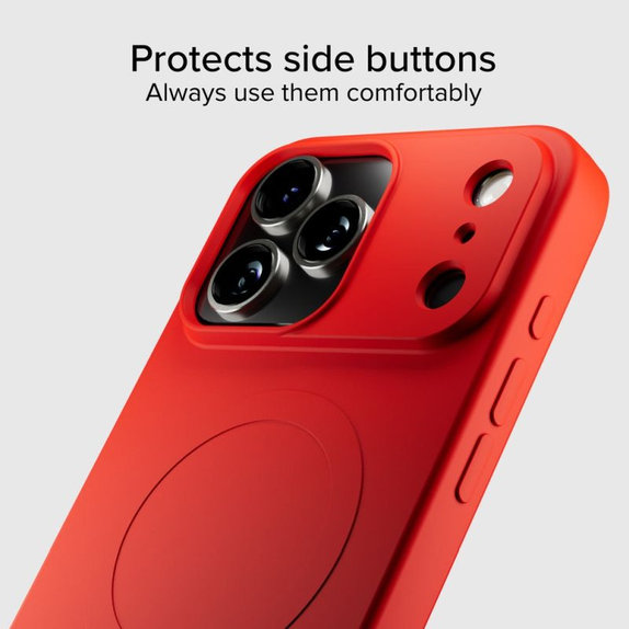 SBS - Instinct Mag futrola kompatibilna s MagSafe za iPhone 17 Pro, crveni