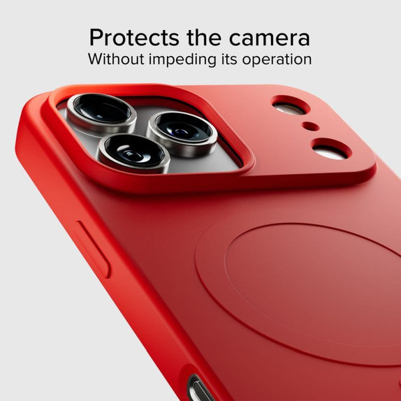SBS - Instinct Mag futrola kompatibilna s MagSafe za iPhone 17 Pro, crveni