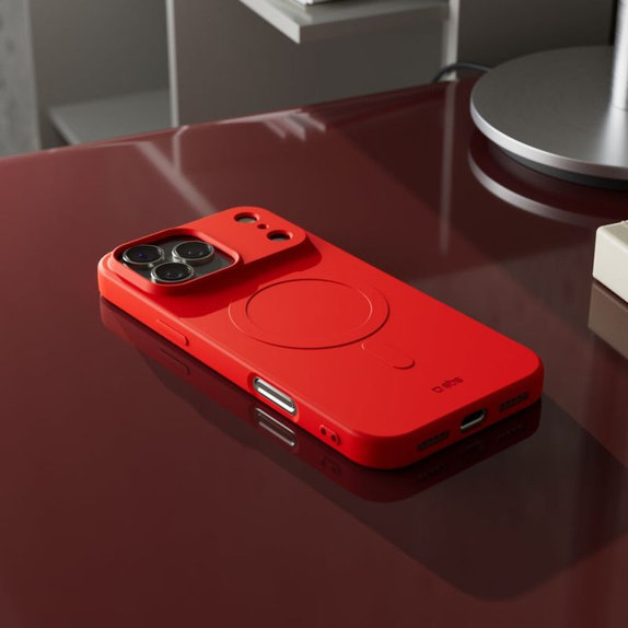 SBS - Instinct Mag futrola kompatibilna s MagSafe za iPhone 17 Pro, crveni