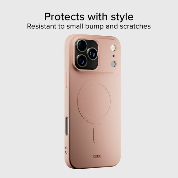 SBS - Instinct Mag futrola kompatibilna s MagSafe za iPhone 17 Pro Max, ružičasta