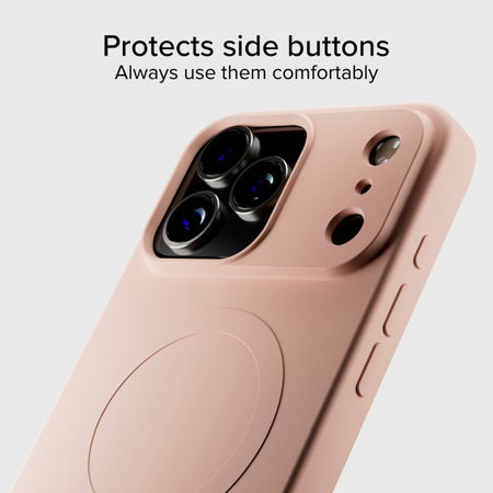 SBS - Instinct Mag futrola kompatibilna s MagSafe za iPhone 17 Pro Max, ružičasta