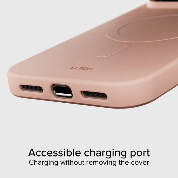 SBS - Instinct Mag futrola kompatibilna s MagSafe za iPhone 17 Pro Max, ružičasta