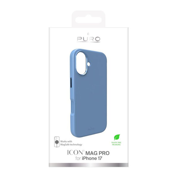 PURO - ICON MAG PRO futrola s MagSafe za iPhone 17, plava