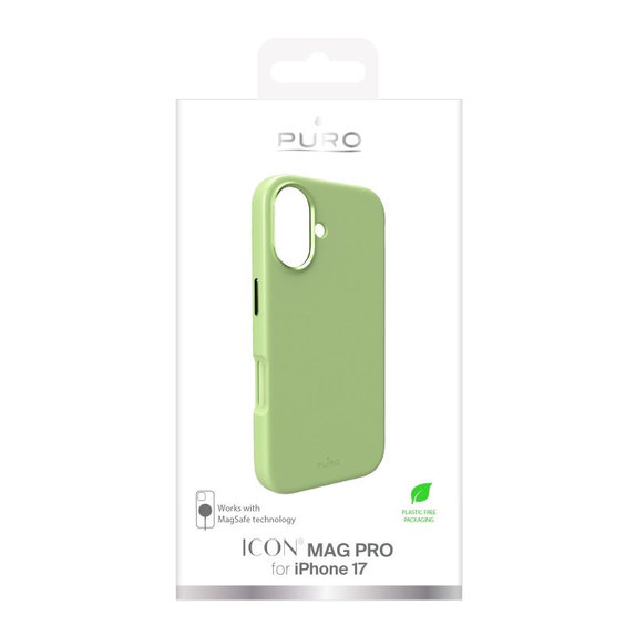 PURO - ICON MAG PRO futrola s MagSafe za iPhone 17, zelena