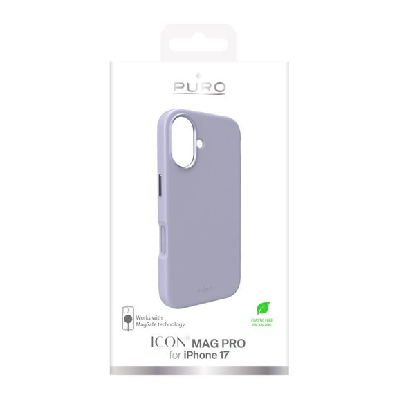 PURO - ICON MAG PRO futrola s MagSafe za iPhone 17, ružičasta