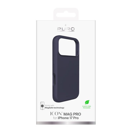 PURO - ICON MAG PRO futrola s MagSafe za iPhone 17 Pro, tamno plava