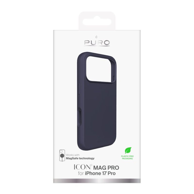 PURO - ICON MAG PRO futrola s MagSafe za iPhone 17 Pro, tamno plava