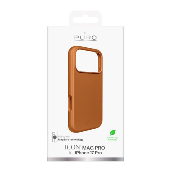 PURO - ICON MAG PRO futrola s MagSafe za iPhone 17 Pro, narančasta