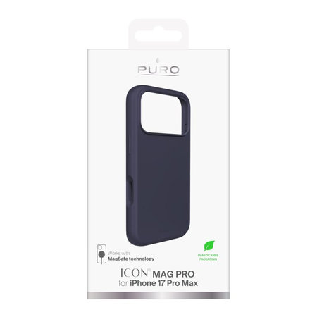PURO - ICON MAG PRO futrola s MagSafe za iPhone 17 Pro Max, tamno plava