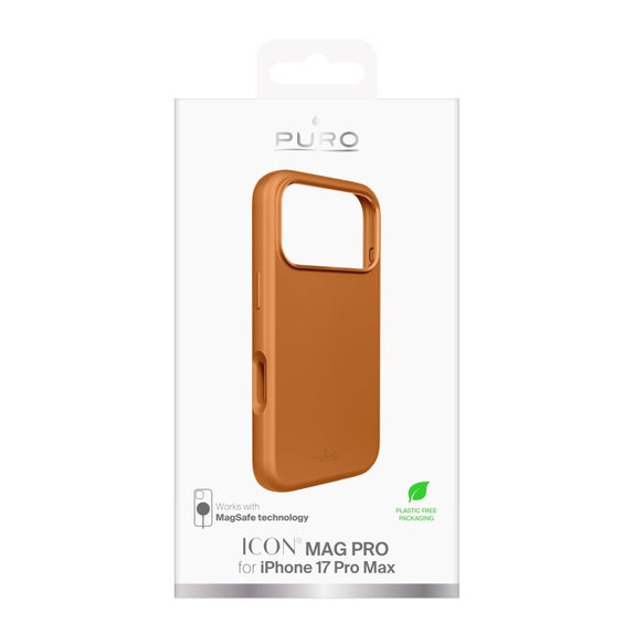 PURO - ICON MAG PRO futrola s MagSafe za iPhone 17 Pro Max, narančasta