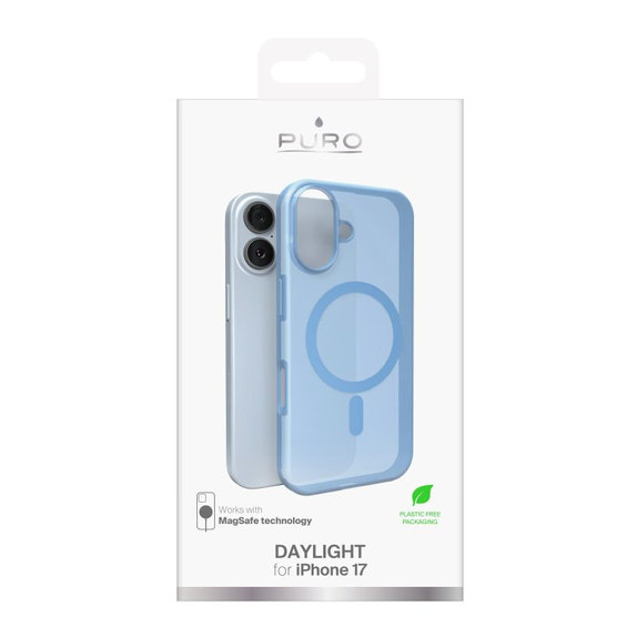 PURO - DAYLIGHT futrola s MagSafe za iPhone 17, plava