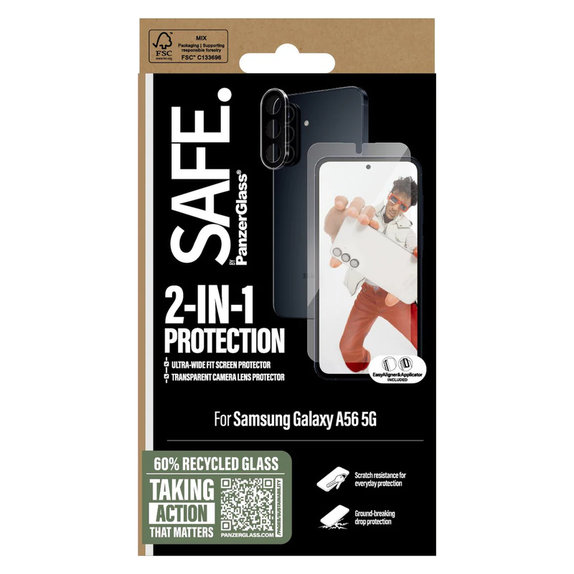 Bundle 2u1 za Samsung Galaxy A56 5G, SAFE by PanzerGlass