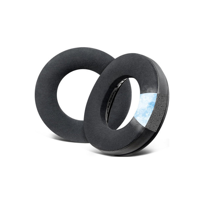 Zamjenski jastučići za uši za Beyerdynamic DT440, DT660, DT990 Pro, Memorijska pjena + Koža + Tekstil + Hladni gel, Crne, 1 Par