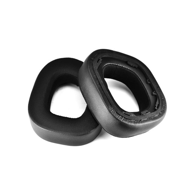 Zamjenski jastučići za uši za Corsair HS80, Memorijska pjena + Tekstil, Crne, Hladni gel, 1 Par