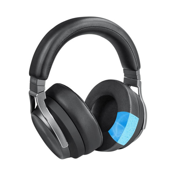 Zamjenski jastučići za uši za Corsair Virtuoso RGB, Memorijska pjena + Tekstil, Crne, Hladni gel, 1 Par