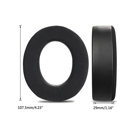 Zamjenski jastučići za uši za Corsair HS50, HS50 Pro, Memorijska pjena + Tekstil, Crne, Hladni gel, 1 Par