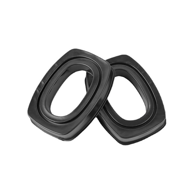 Zamjenski jastučići za uši za Howard Leight Impact, Memorijska pjena + Koža, Crne, Hladni gel, 1 Par