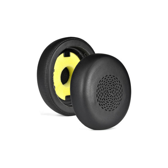 Zamjenski jastučići za uši za Jabra Evolve 2 75 UC/MS, Memorijska pjena + PU Koža, Crne, 1 Par
