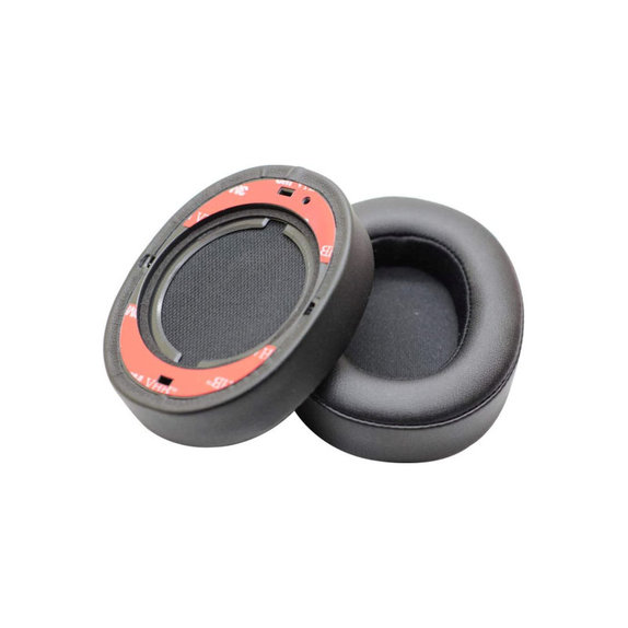 Zamjenski jastučići za uši za JBL Synchros E55BT, Memorijska pjena + PU Koža, Crne, 1 Par