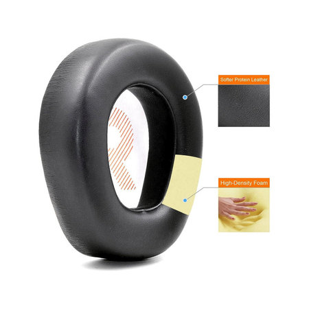 Zamjenski jastučići za uši za JBL Quantum One, Memorijska pjena + PU Koža, Crne, 1 Par