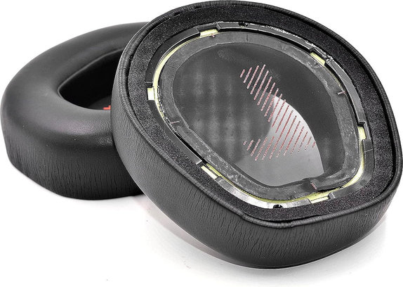 Zamjenski jastučići za uši za JBL Quantum One, Memorijska pjena + PU Koža, Crne, 1 Par