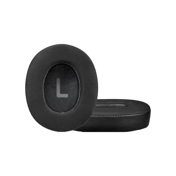 Zamjenski jastučići za uši za JBL Tune 700BT, 710BT, Memorijska pjena + Koža + Tekstil, Crne, Hladni gel, 1 Par