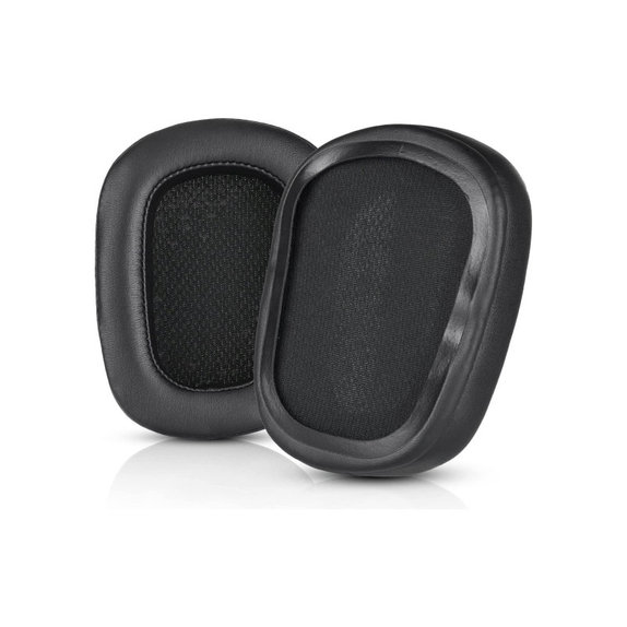 Zamjenski jastučići za uši za Logitech G633 Artemis, G933 Artemis, Memorijska pjena + Koža, Crne, 1 Par