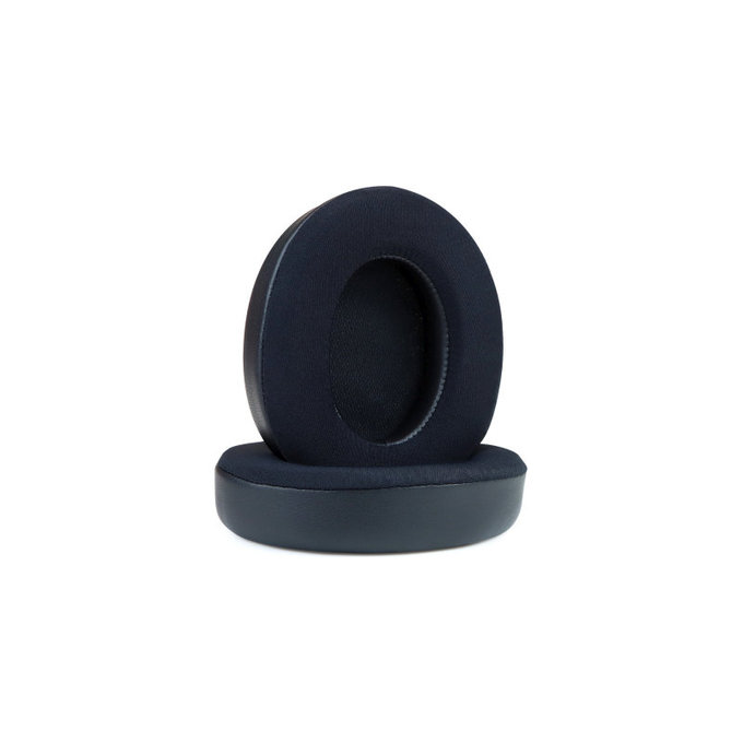 Zamjenski jastučići za uši za Beats Studio Pro, Memorijska pjena + Tekstil + Koža, Crne, Hladni gel, 1 Par