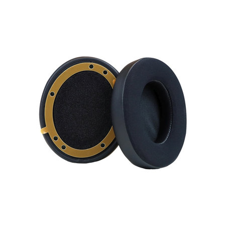 Zamjenski jastučići za uši za Beats Studio Pro, Memorijska pjena + Tekstil + Koža, Crne, Hladni gel, 1 Par