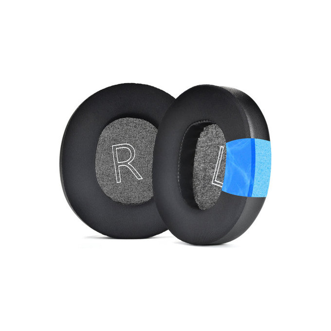 Zamjenski jastučići za uši za Microsoft Xbox Series, Memorijska pjena + PU Koža + Tekstil, Crne, Hladni gel, 1 Par