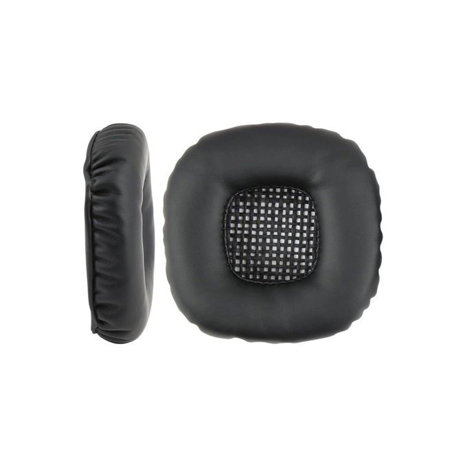 Zamjenski jastučići za uši za Marshall Major V, Memorijska pjena + Koža, Crne, 1 Par