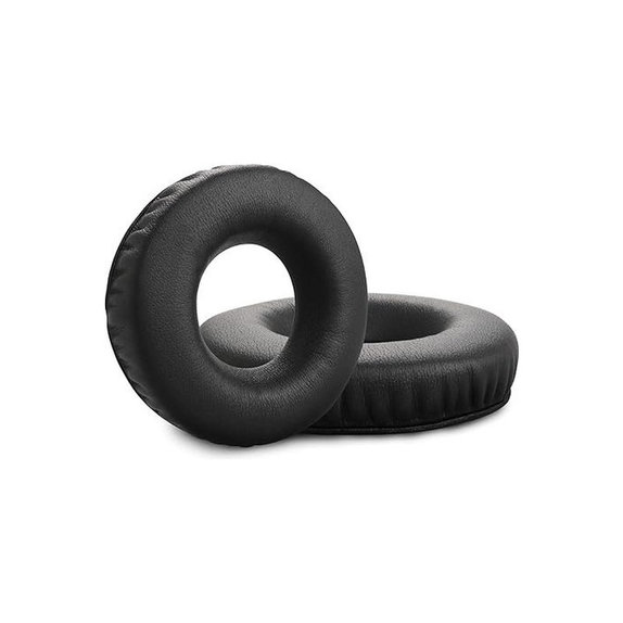 Zamjenski jastučići za uši za Sennheiser HD25, SP 25-1 II, PC150, Memorijska pjena + PU Koža, Crne, 1 Par
