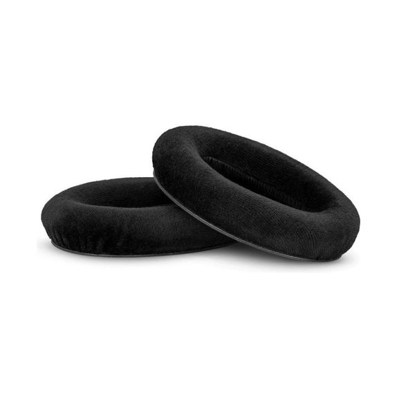 Zamjenski jastučići za uši za Sennheiser HD545, HD600, HD650, Memorijska pjena + Tekstil, Crne, 1 Par