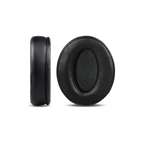 Zamjenski jastučići za uši za Sennheiser HD4.50, HD450, Memorijska pjena + Koža, Crne, 1 Par