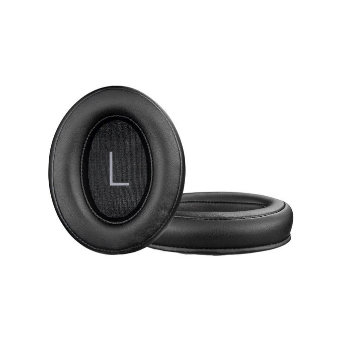 Zamjenski jastučići za uši za Sennheiser Momentum 3.0, Memorijska pjena + Koža, Crne, 1 Par