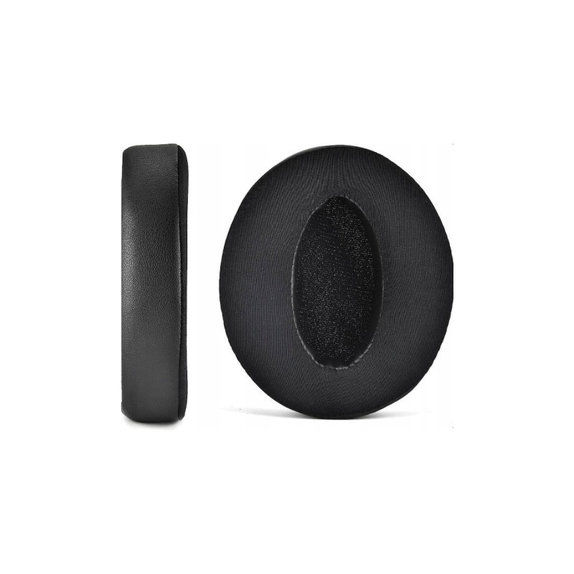 Zamjenski jastučići za uši za Sennheiser HD4.50, Memorijska pjena + Tekstil + Koža, Crne, Hladni gel, 1 Par