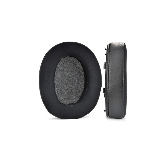 Zamjenski jastučići za uši za Sony WH-XB910N, Memorijska pjena + Tekstil + Koža, Crne, Hladni gel, 1 Par