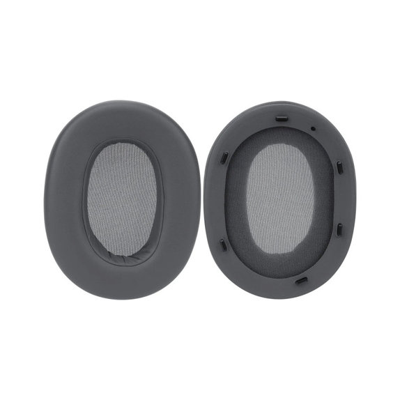 Zamjenski jastučići za uši za Sony ULT Wear, Pjena + Koža, Crne, 1 Par