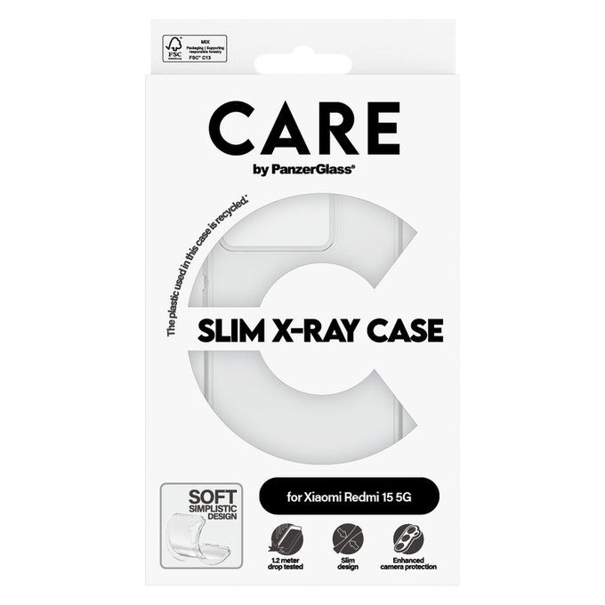 Maska X-Ray za Xiaomi Redmi 15 5G, Prozirna, PanzerGlass