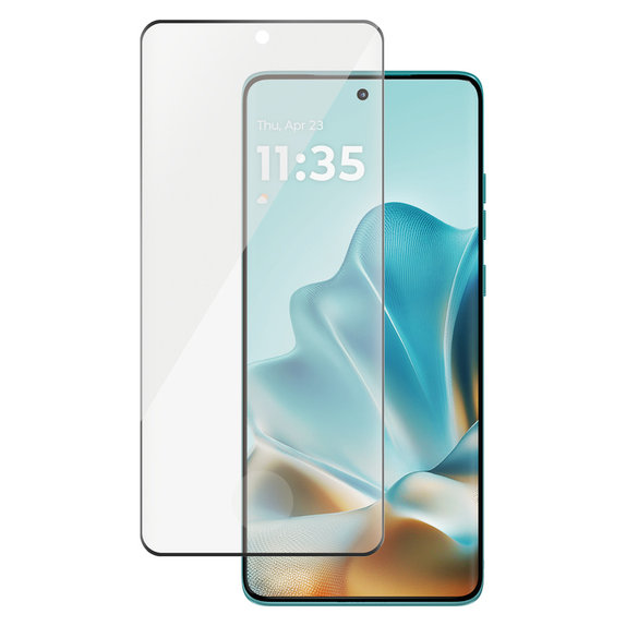 Kaljeno staklo UWF za Motorola Edge 60/60 Pro/60 Fusion, Crna, SAFE by PanzerGlass
