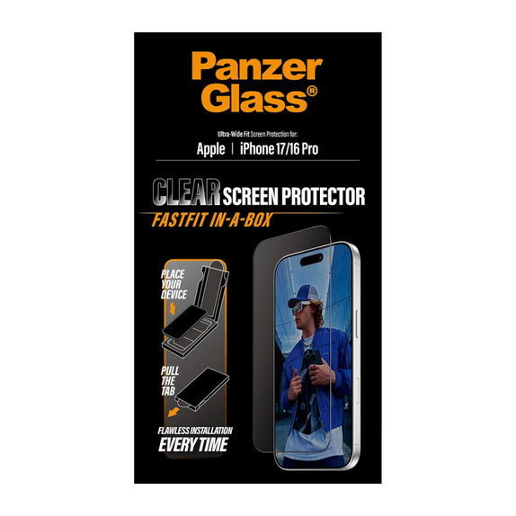 UWF kaljeno staklo s aplikatorom za Samsung A17/A17 5G, Prozirna, PanzerGlass