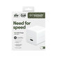 Putni adapter Grand Prix USB-C, GaN, 30 W PD, srebrno-bijeli, empower