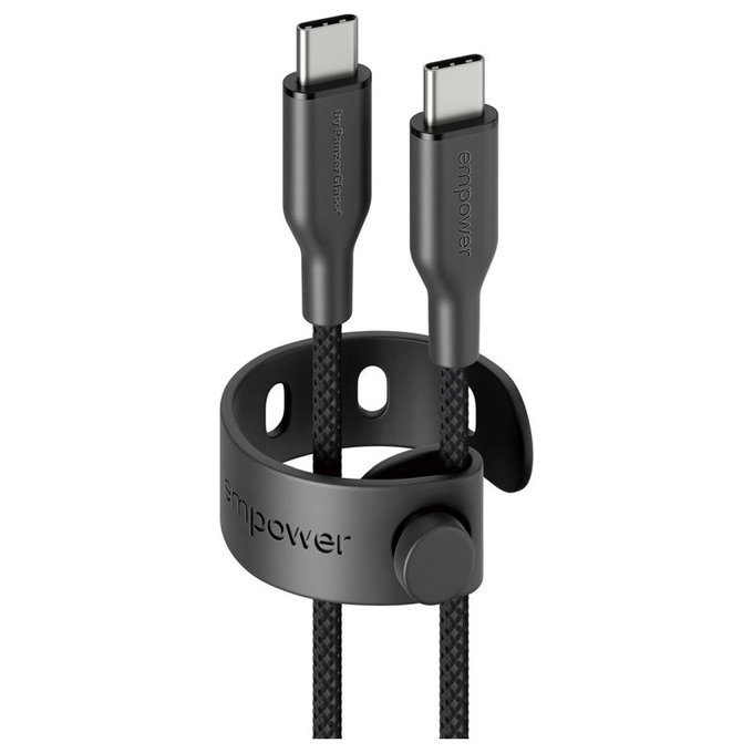 Kabel USB-C, 60 W, Racing, 2 m, Space Black, empower