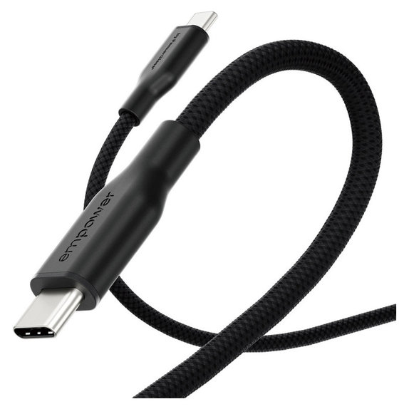 Kabel USB-C, 60 W, Racing, 2 m, Space Black, empower