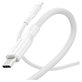 Kabel USB-C, 240 W, Racing, 1,2 m, srebrno-bijeli, empower