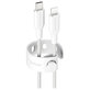 Kabel USB-C/Lightning, 60 W, Racing, 1, 2 m, Srebrno-bijela, empower