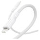 Kabel USB-C/Lightning, 60 W, Racing, 1, 2 m, Srebrno-bijela, empower