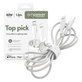 Kabel USB-C/Lightning, 60 W, Racing, 1, 2 m, Srebrno-bijela, empower