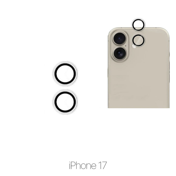 FixPremium Glass - Kaljeno Staklo Stražnje Kamere bez Okvira za iPhone 17