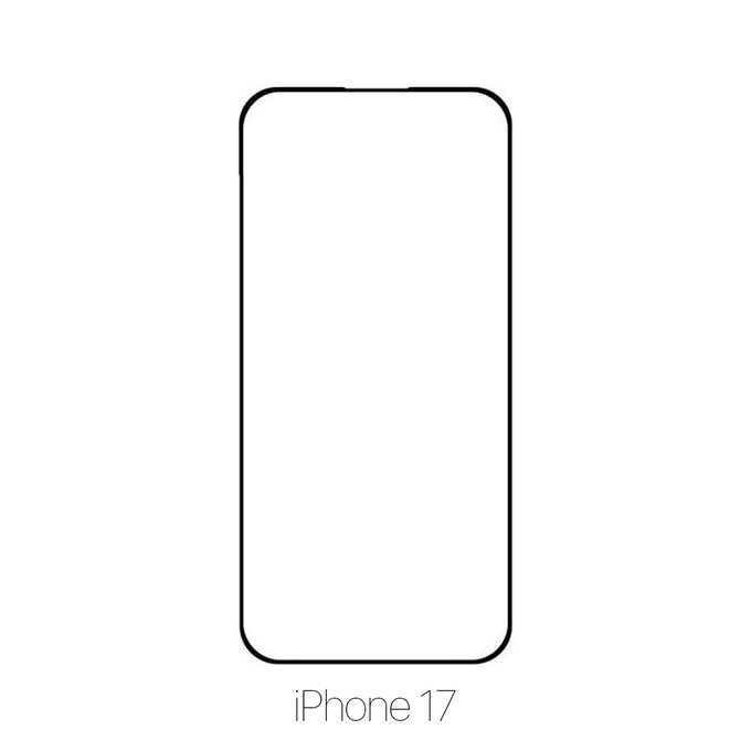 FixPremium FullCover Glass - Kaljeno Staklo za iPhone 17